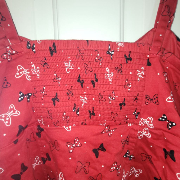 Women's Disney Red Minnie Bow Tank Top Plus Size 4X - Picture 5 of 9